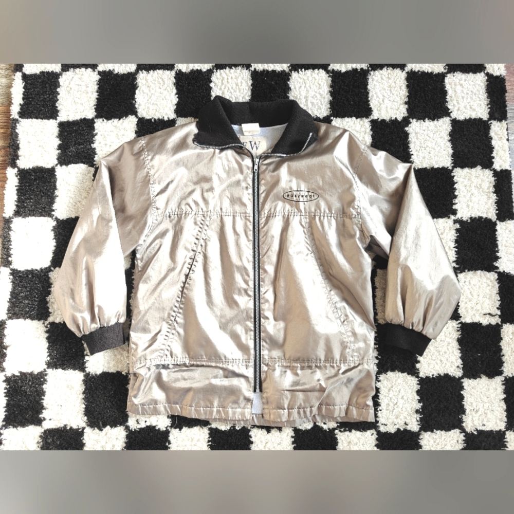 Vintage copper silver light jacket unisex